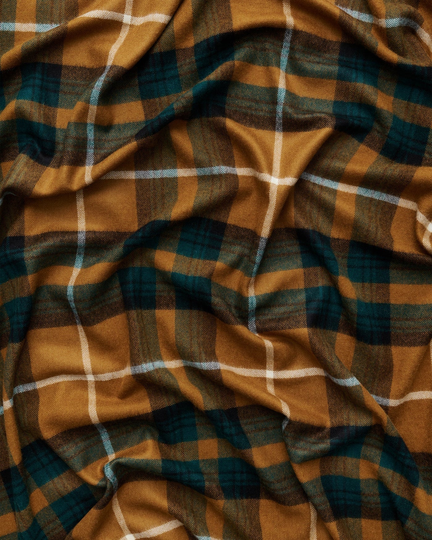 Queen Blanket, Camel Tartan