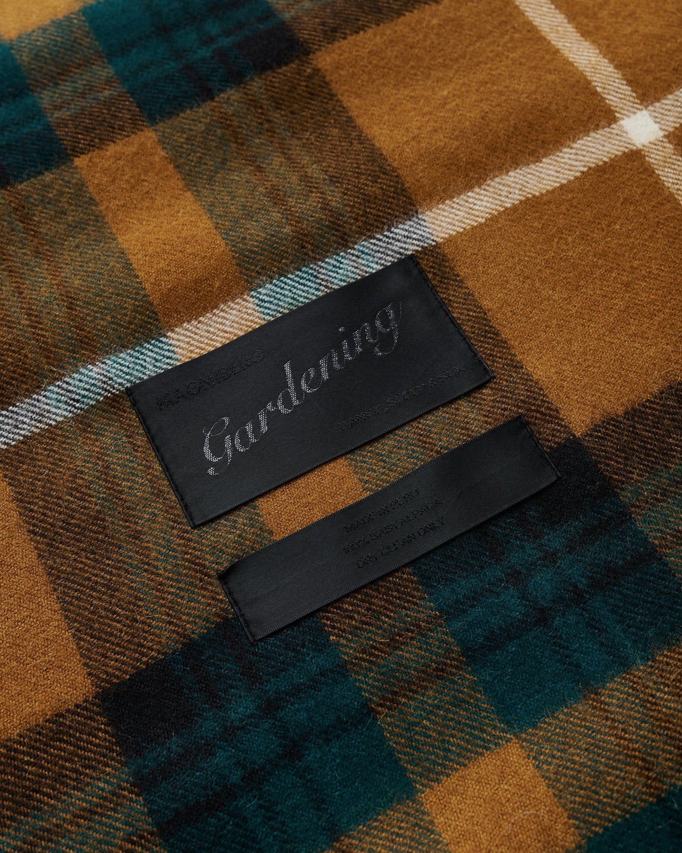 Queen Blanket, Camel Tartan
