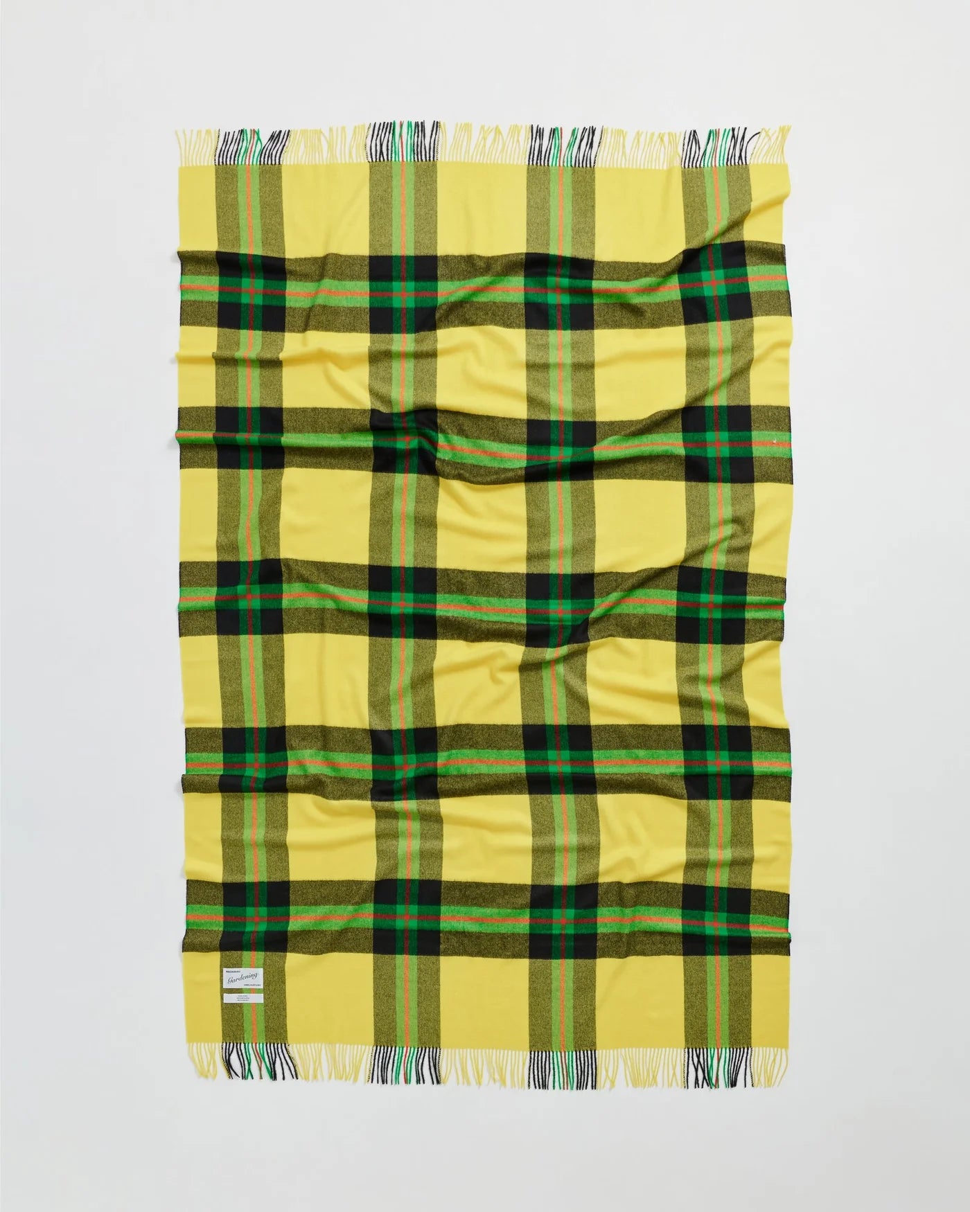 Queen Blanket, Field Yellow Tartan