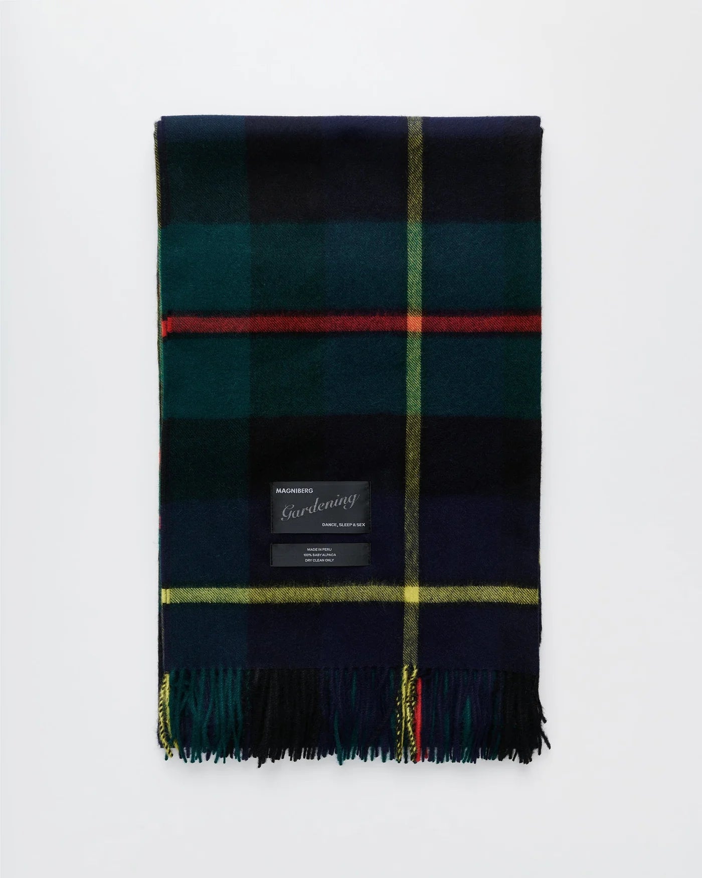 Queen Blanket, Scottish Green Tartan
