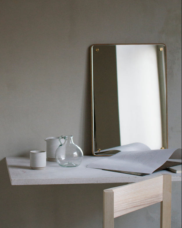 RM-1 Rectangular Mirror | Natural Oak | Small