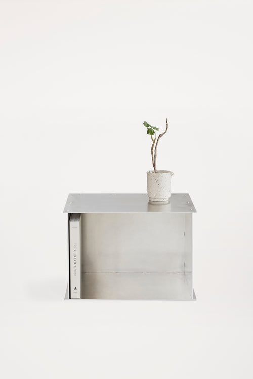 Rivet Box Table | Aluminum