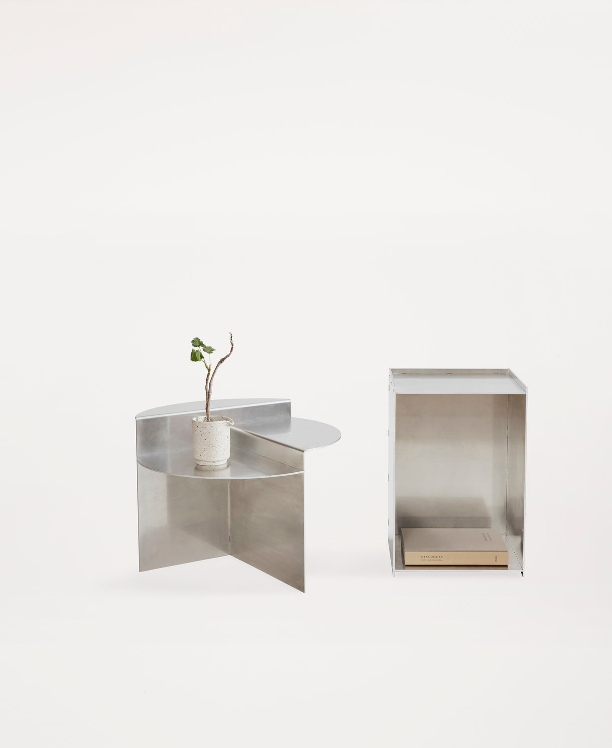 Rivet Side Table | Aluminum