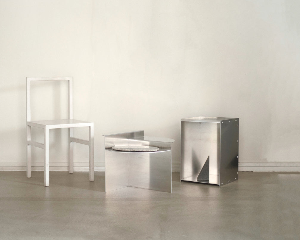 Rivet Side Table | Aluminum