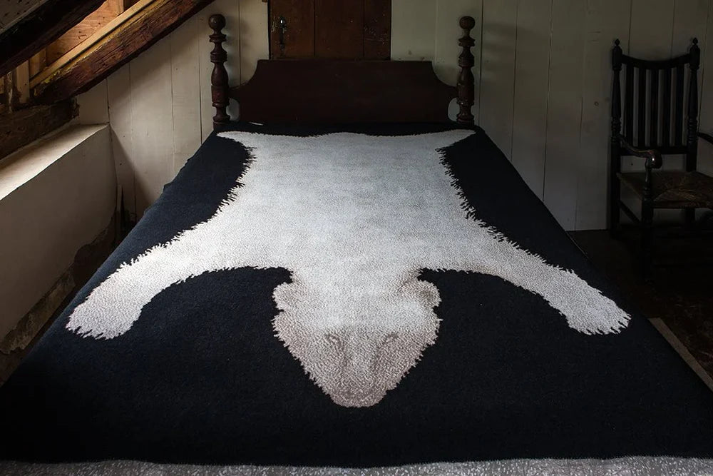 The Polar Bear Rug Cashmere Blanket