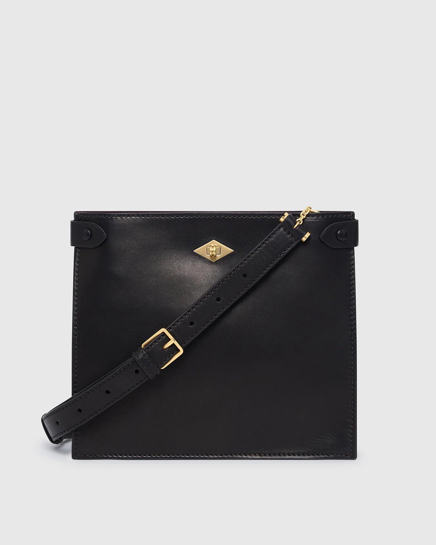 Stowaway Crossbody in Buttery Napa Black