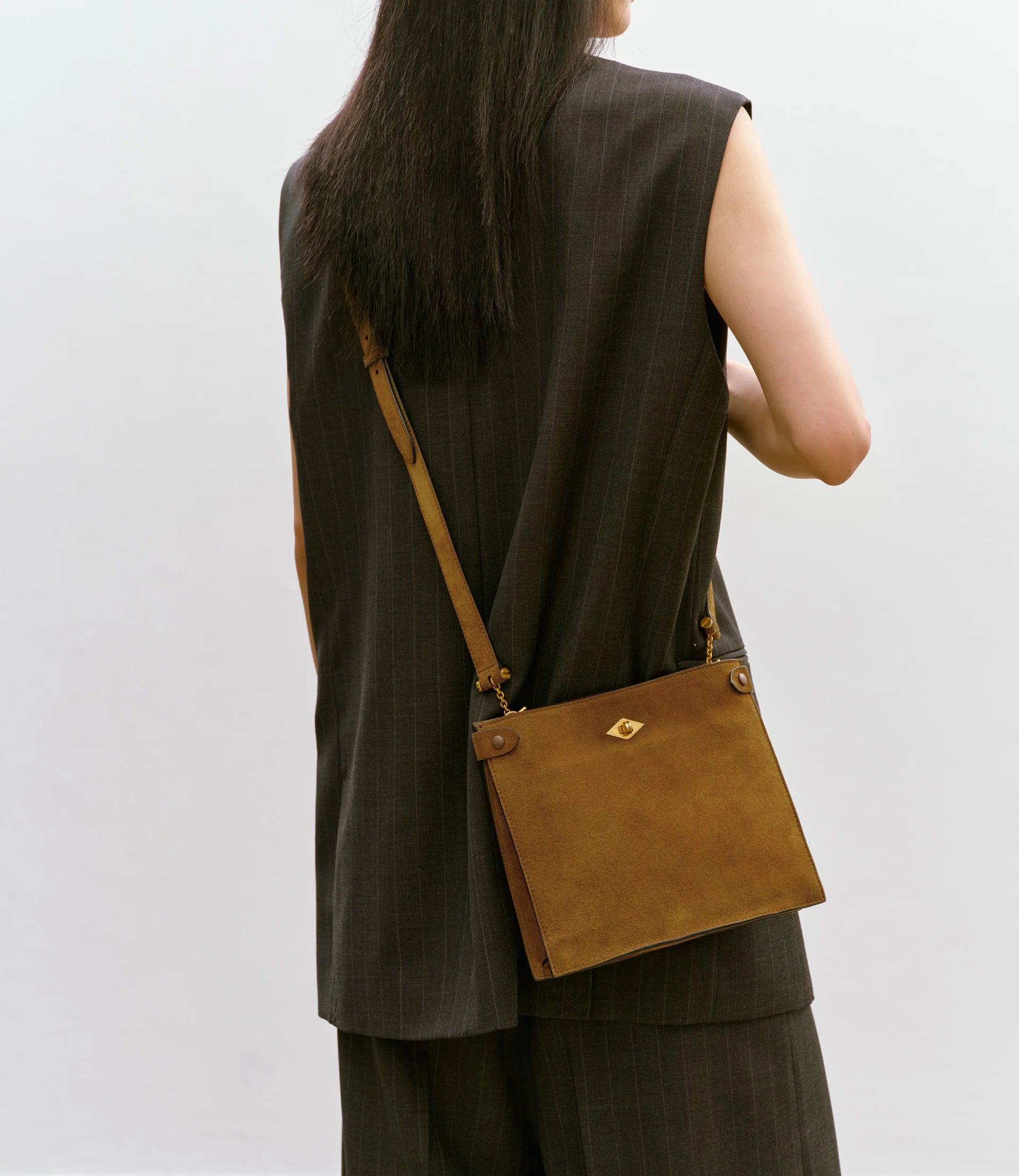 Stowaway Crossbody in Suede Marrakech