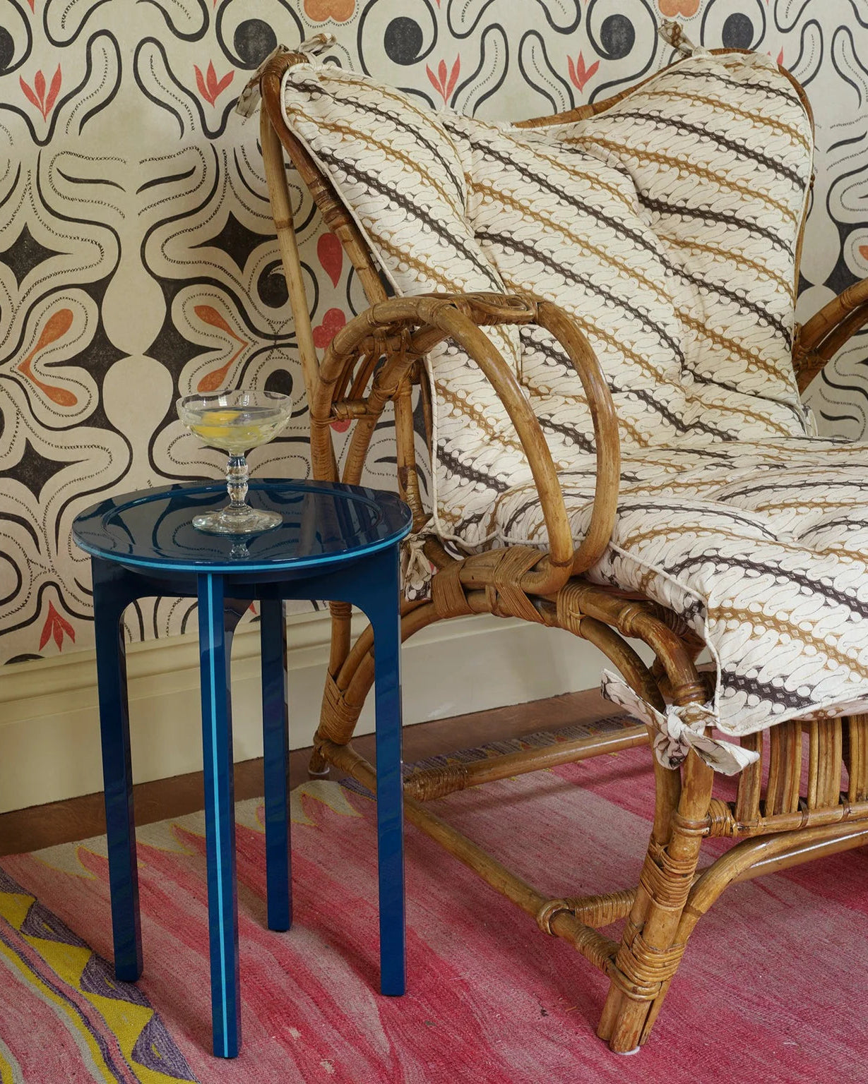 Martini Table | Marine Blue/Splash Blue