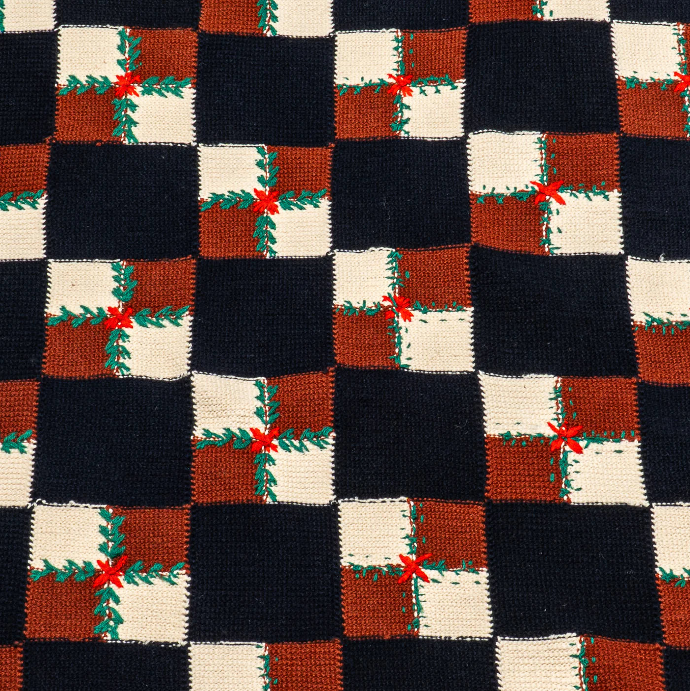 The Basket Patchwork Cashmere Blanket