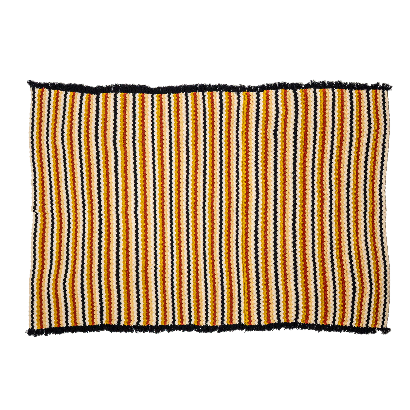The Petite Rayure Handknit Cashmere Throw
