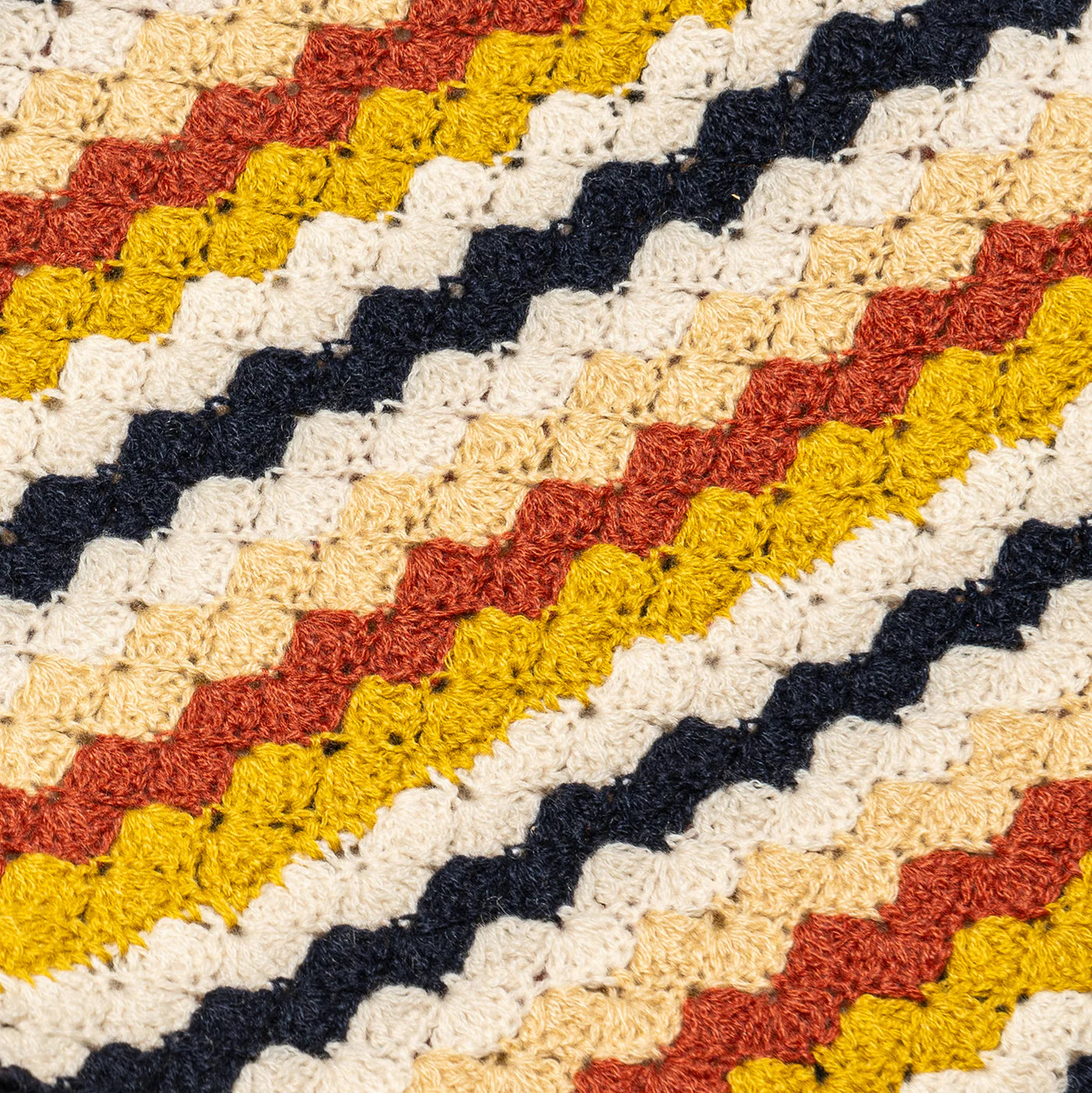 The Petite Rayure Handknit Cashmere Throw