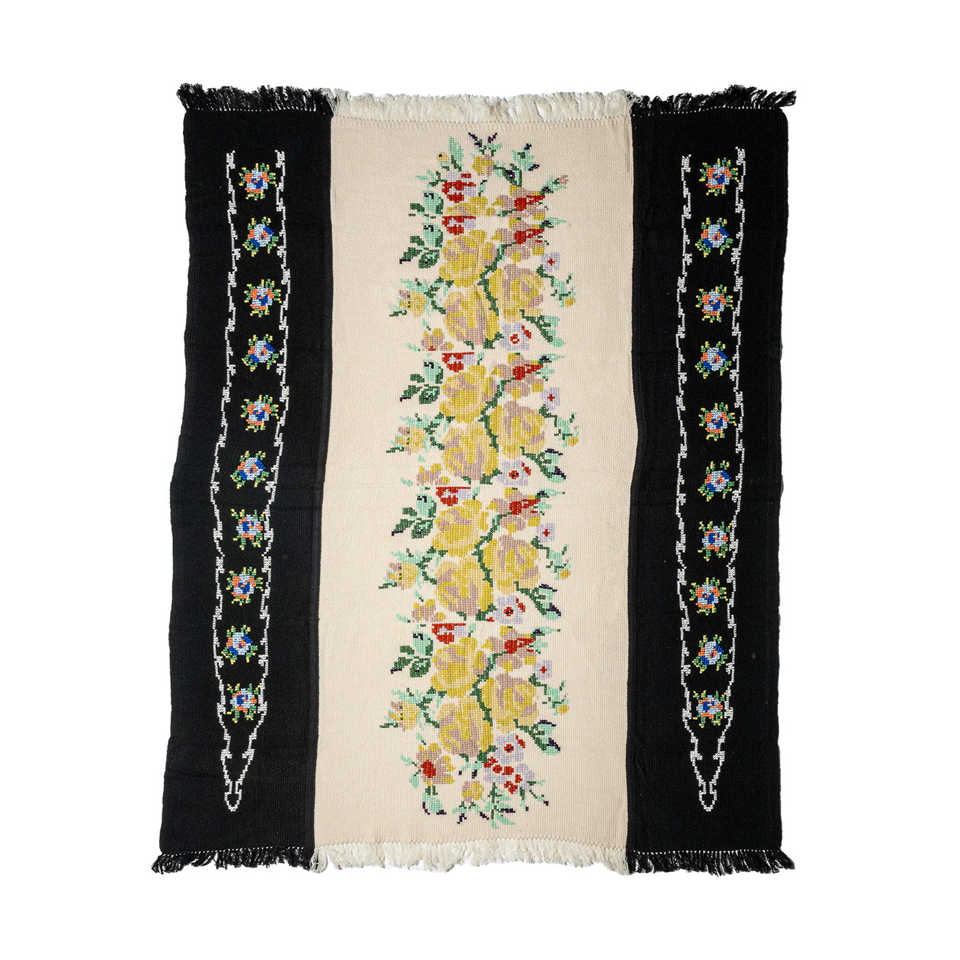 The Nona Handknit Cashmere Throw