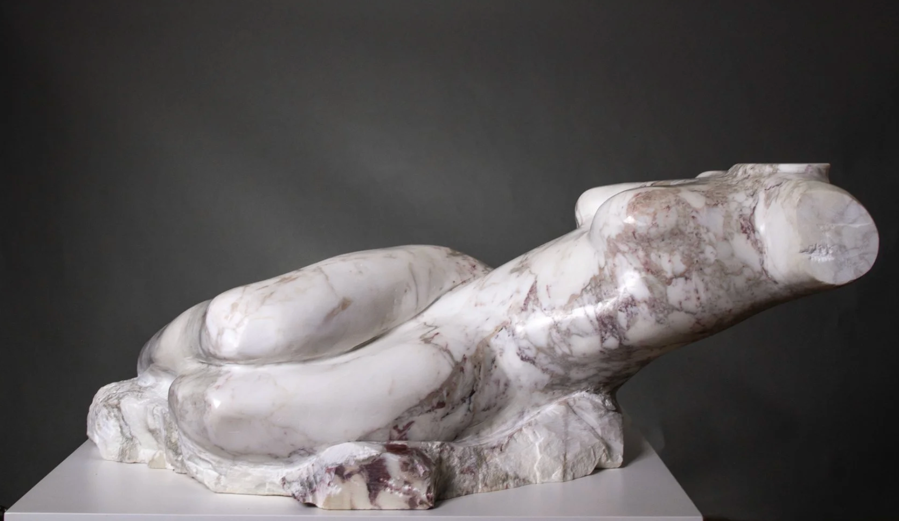 Reclining Female Torso, Calacutta Viola Marble