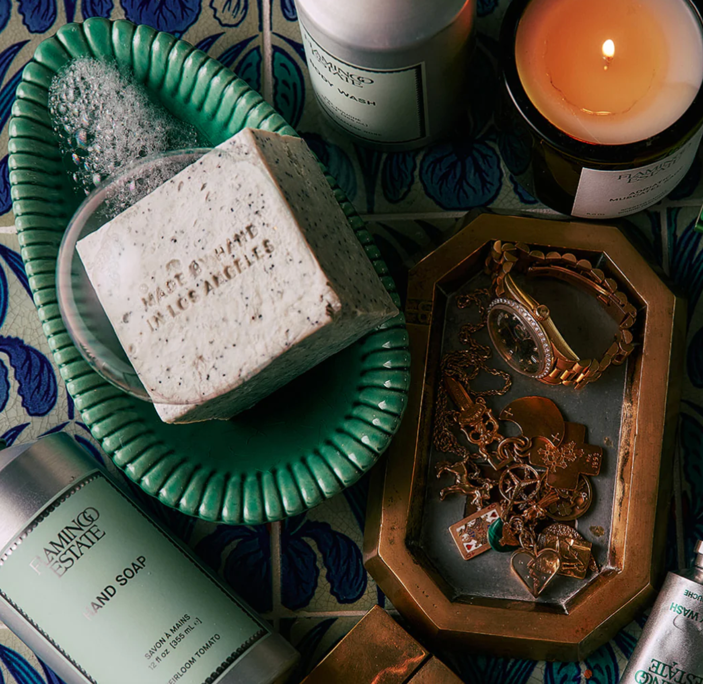 Exfoliating Peppermint Soap Brick