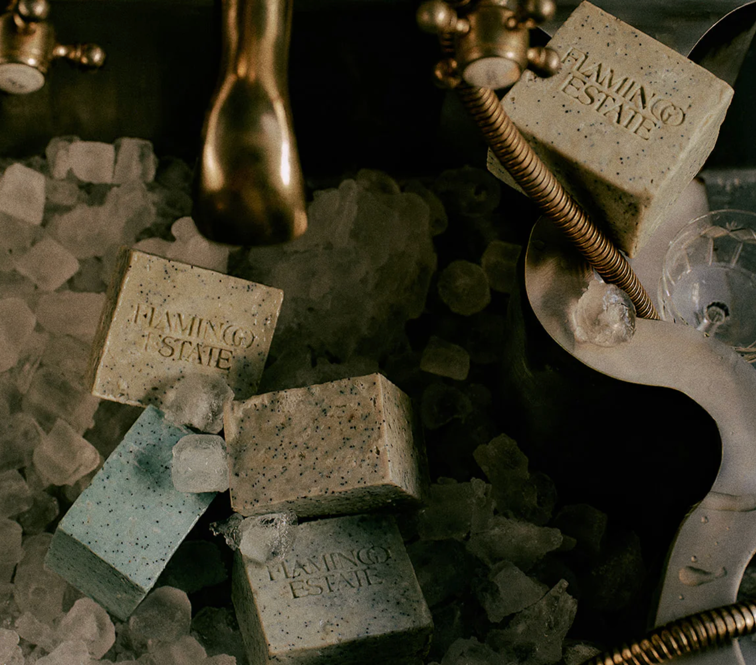 Exfoliating Peppermint Soap Brick