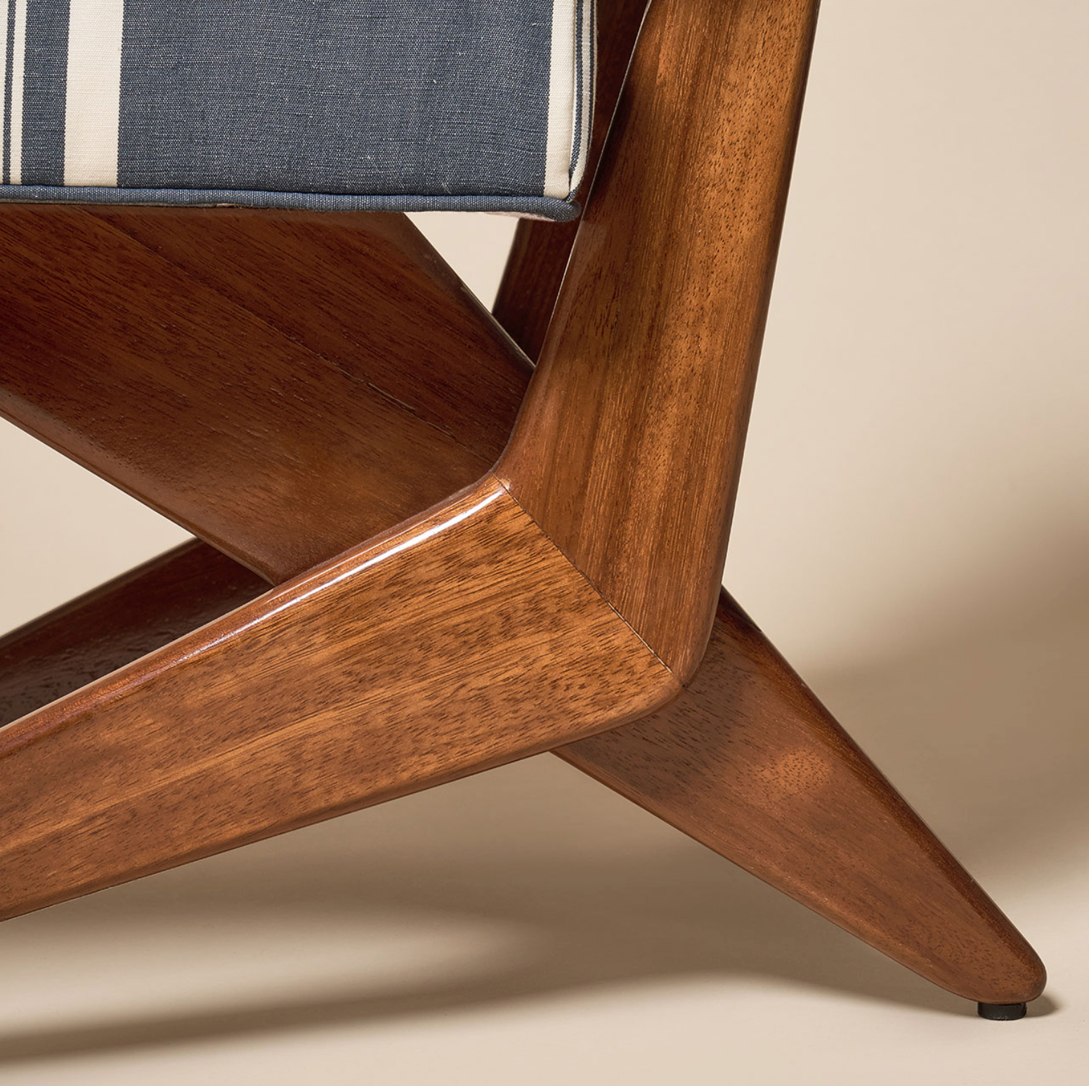 Blu Armchair - Linen & Cotton - Blue