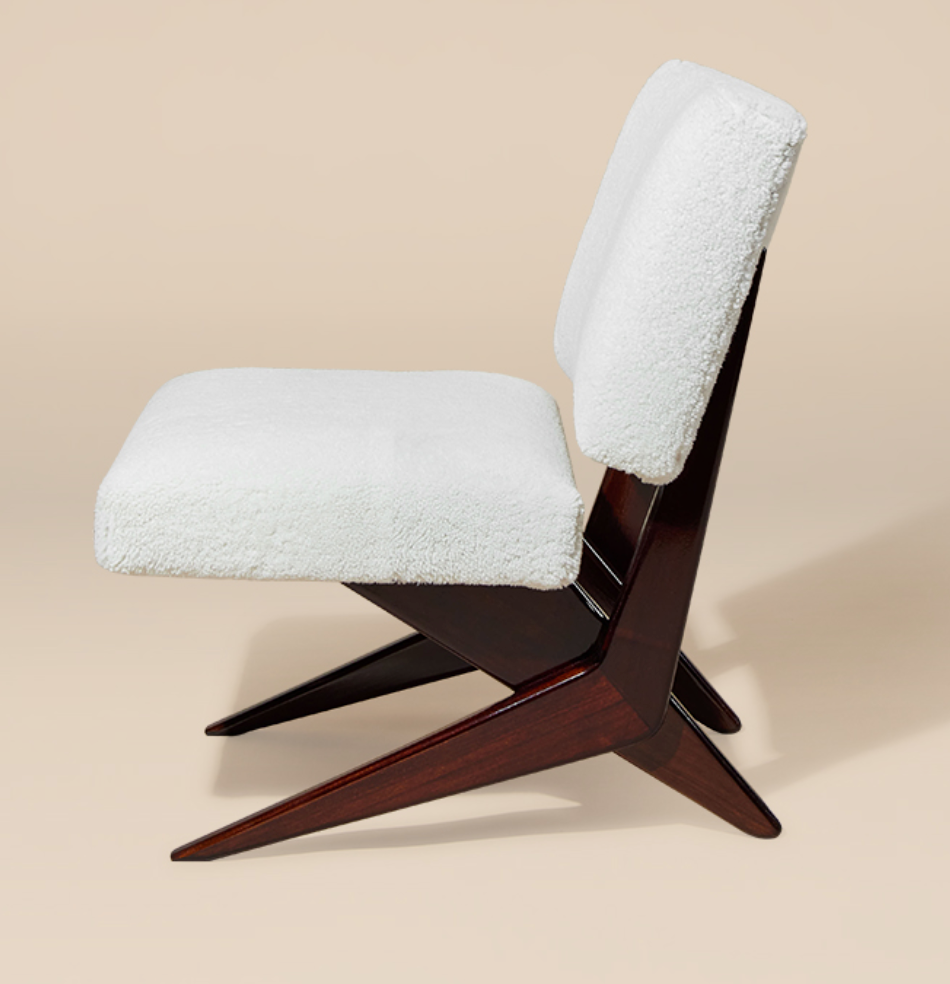 Blu Armchair - Lambswool