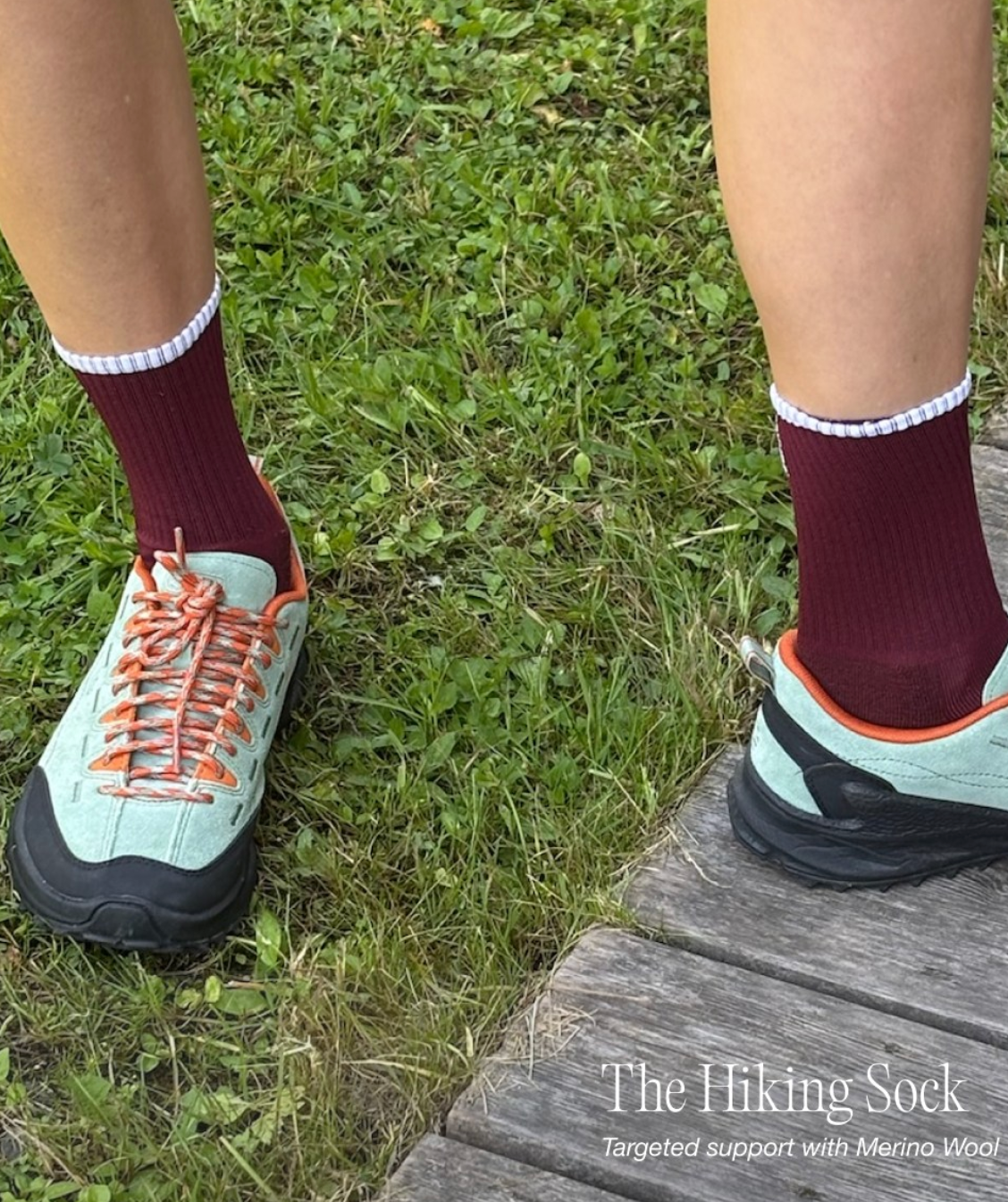The Hiking Sock, Maroon