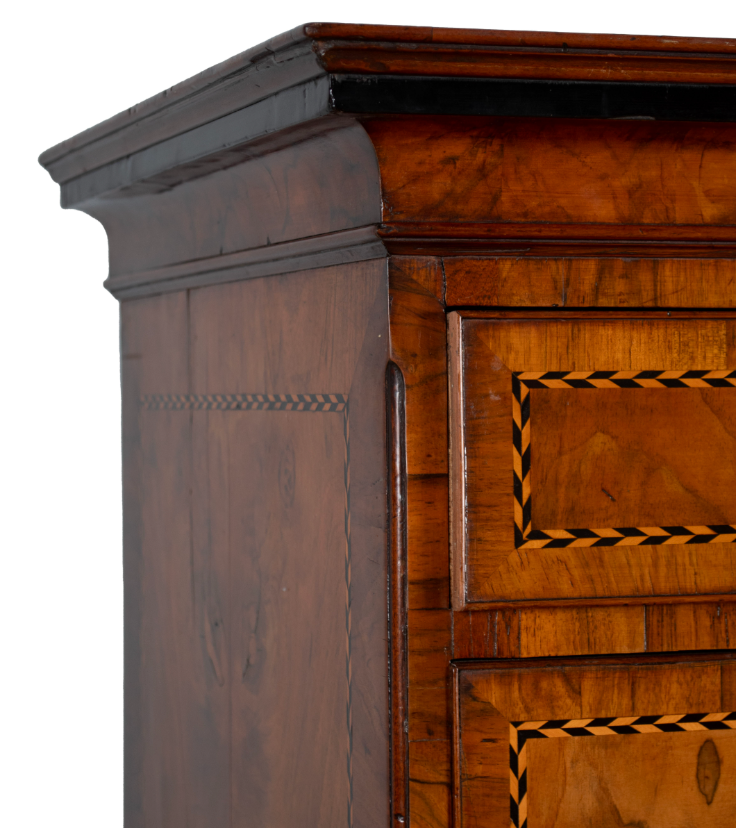 18th c. Georgian Walnut Chest on Chest