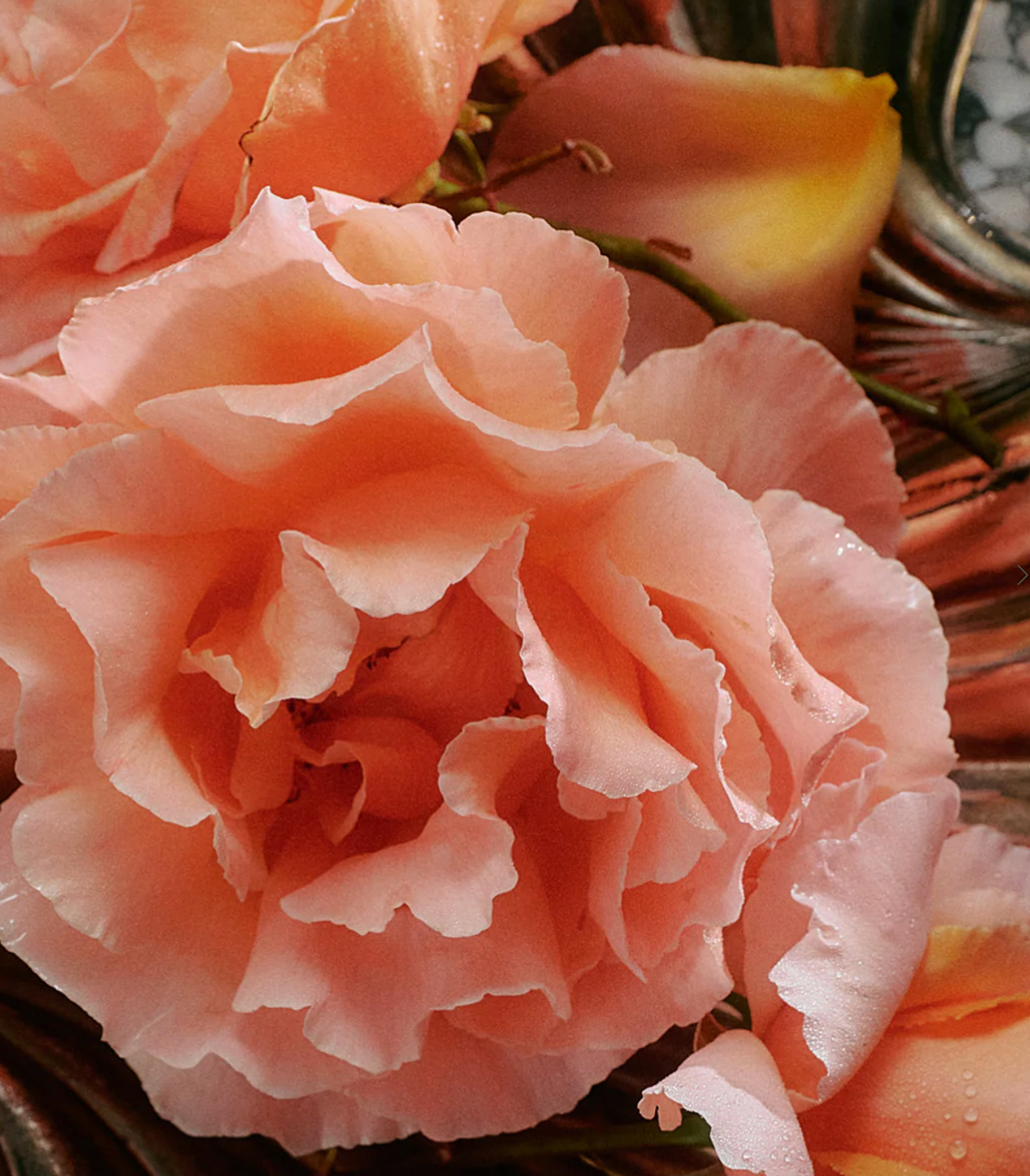Jasmine Damask Rose Glass Hand Soap