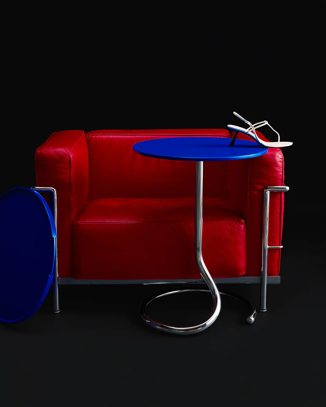 The 5–9 TV Tray Table, Bathroom Tile Blue