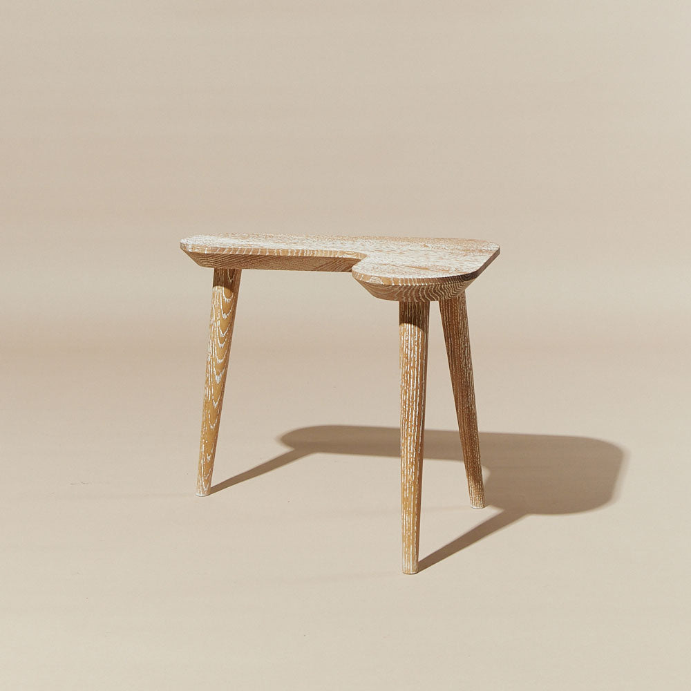 Y Side Table - Pickled Oak