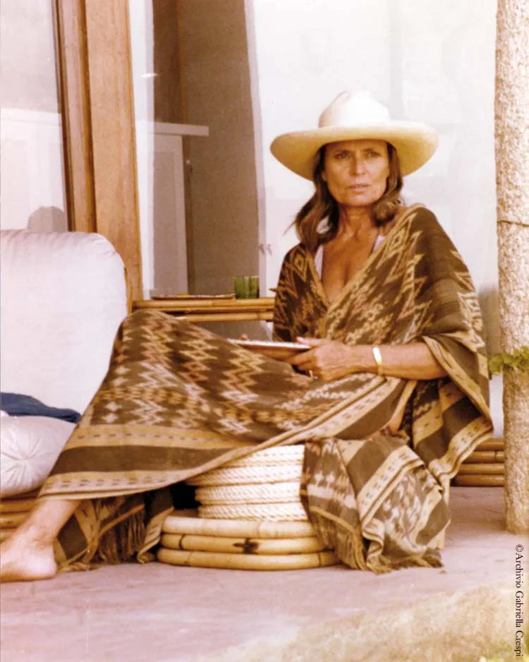 Bohemian 72 Chair with The Row Towel Cushions