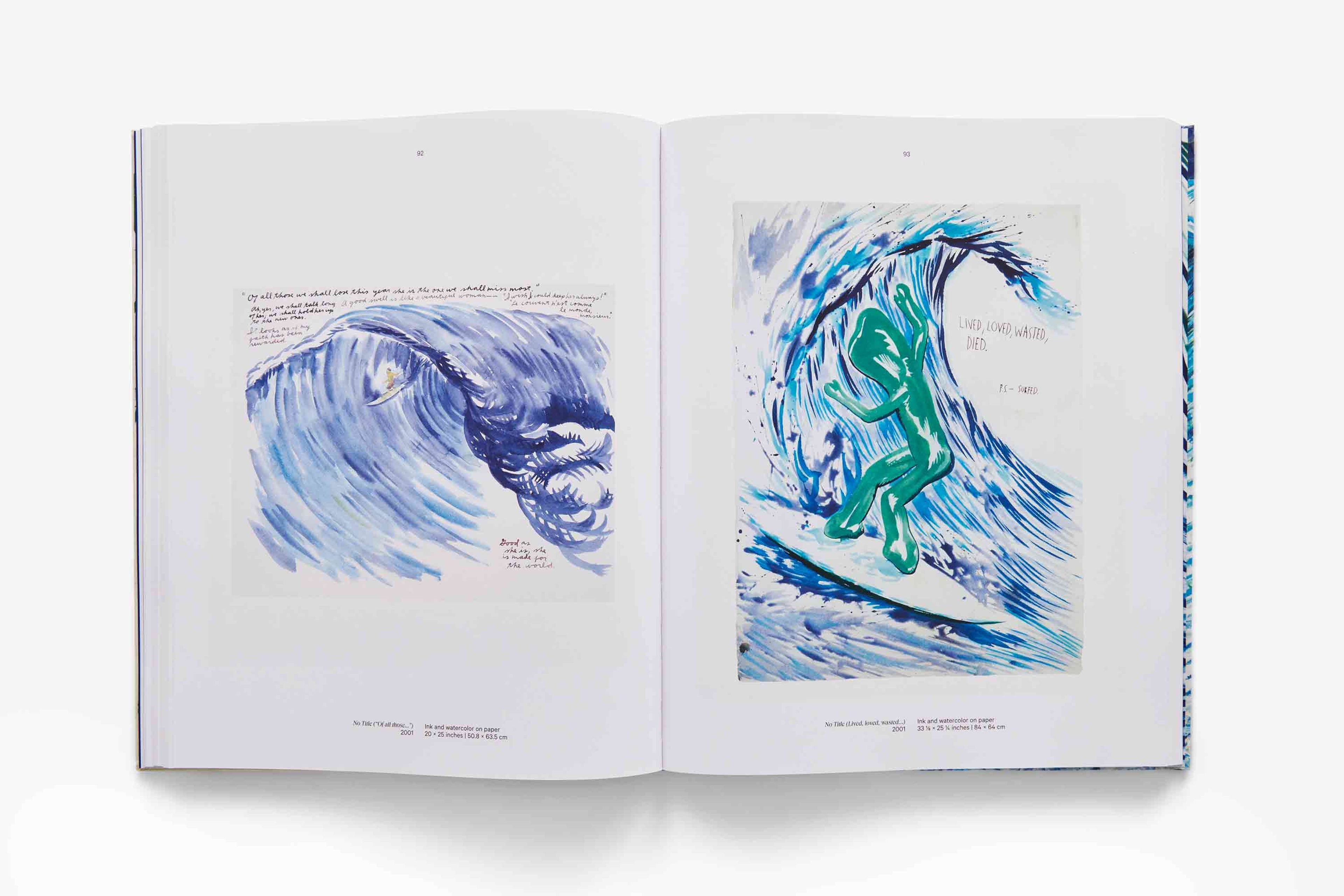 Point Break: Raymond Pettibon, Surfers and Waves