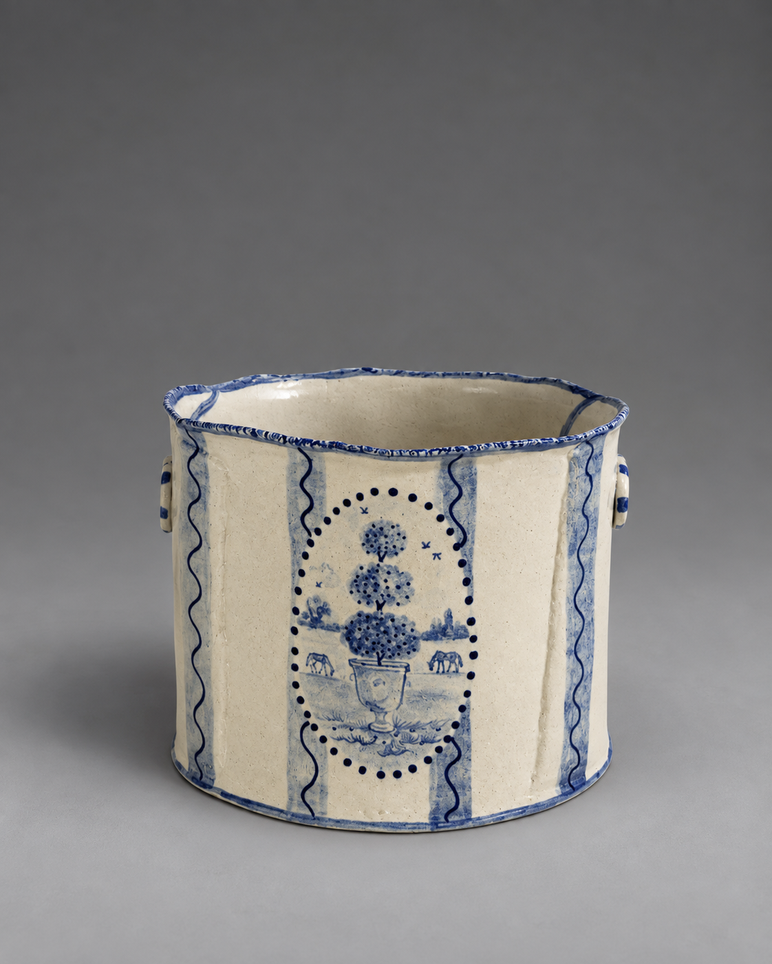 Duck Landscape Vase