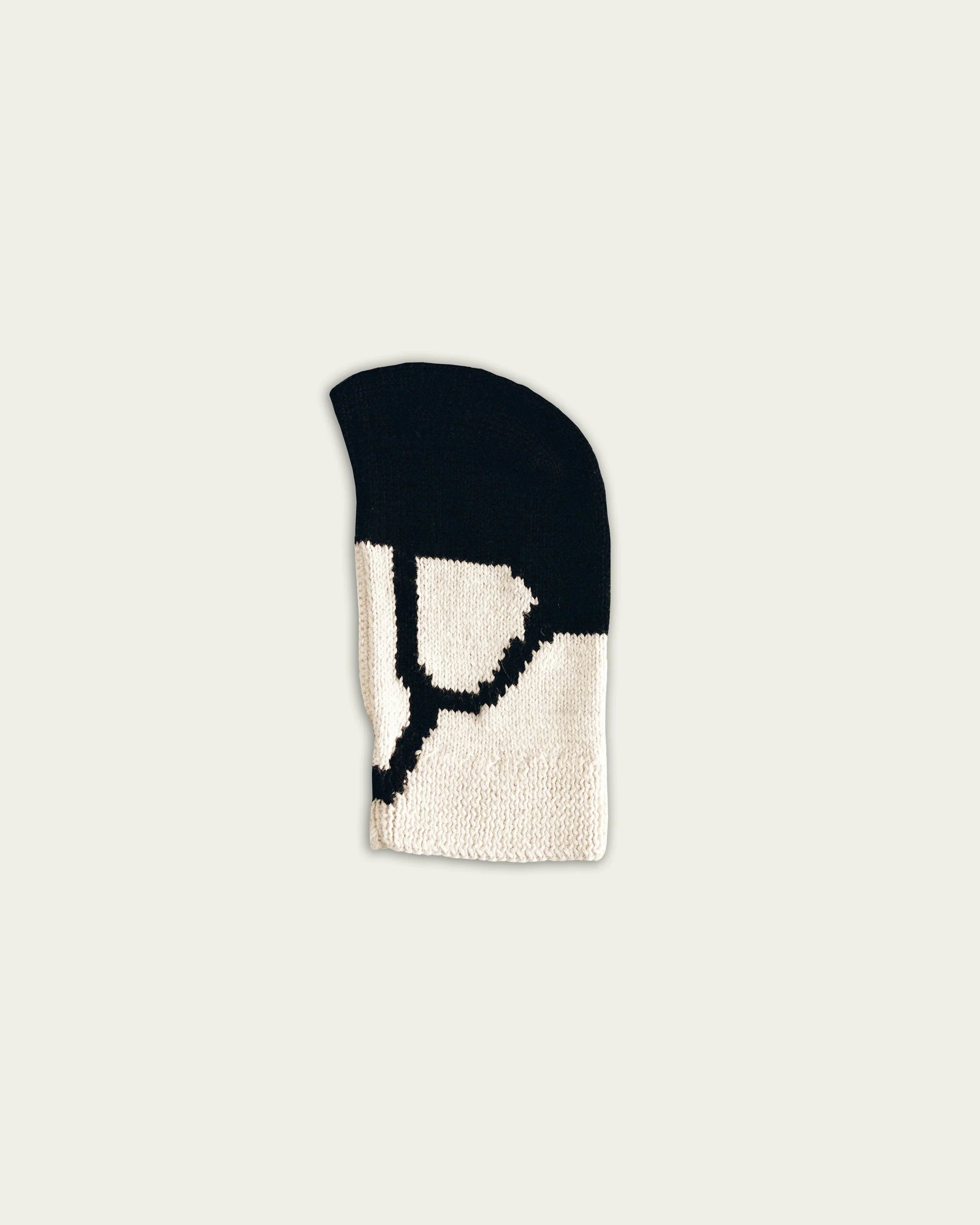 Trompe L'oeil Hand Knit Balaclava