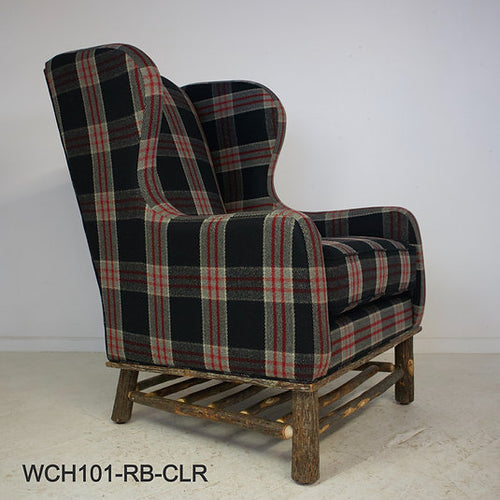 Wingback Chair and Ottoman