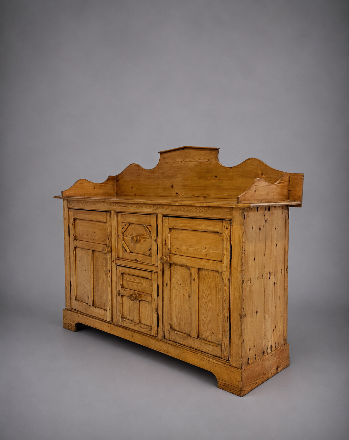Antique English Pine Cabinet