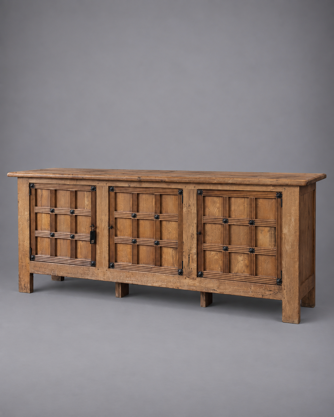 Antique Belgian Oak Sideboard