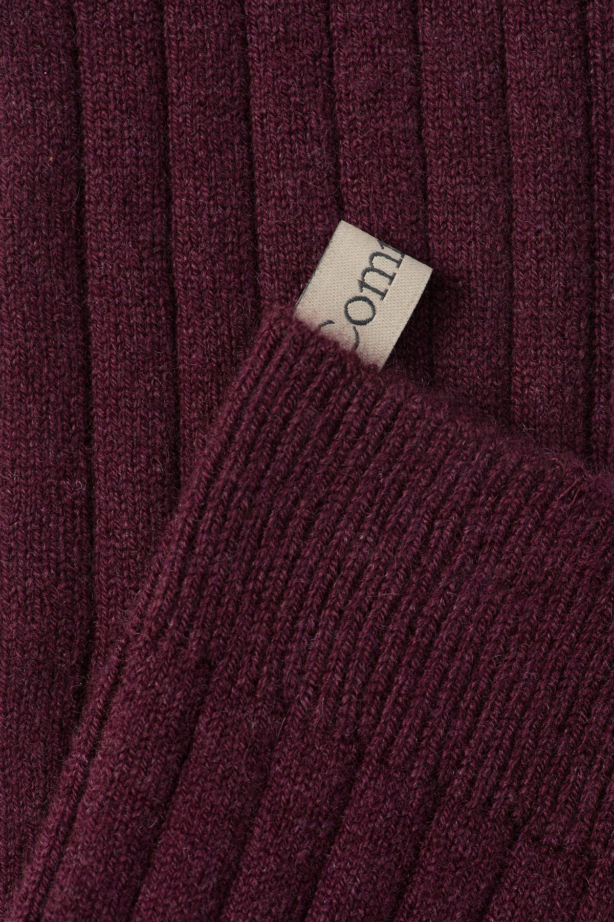 The Cashmere Sock, Maroon