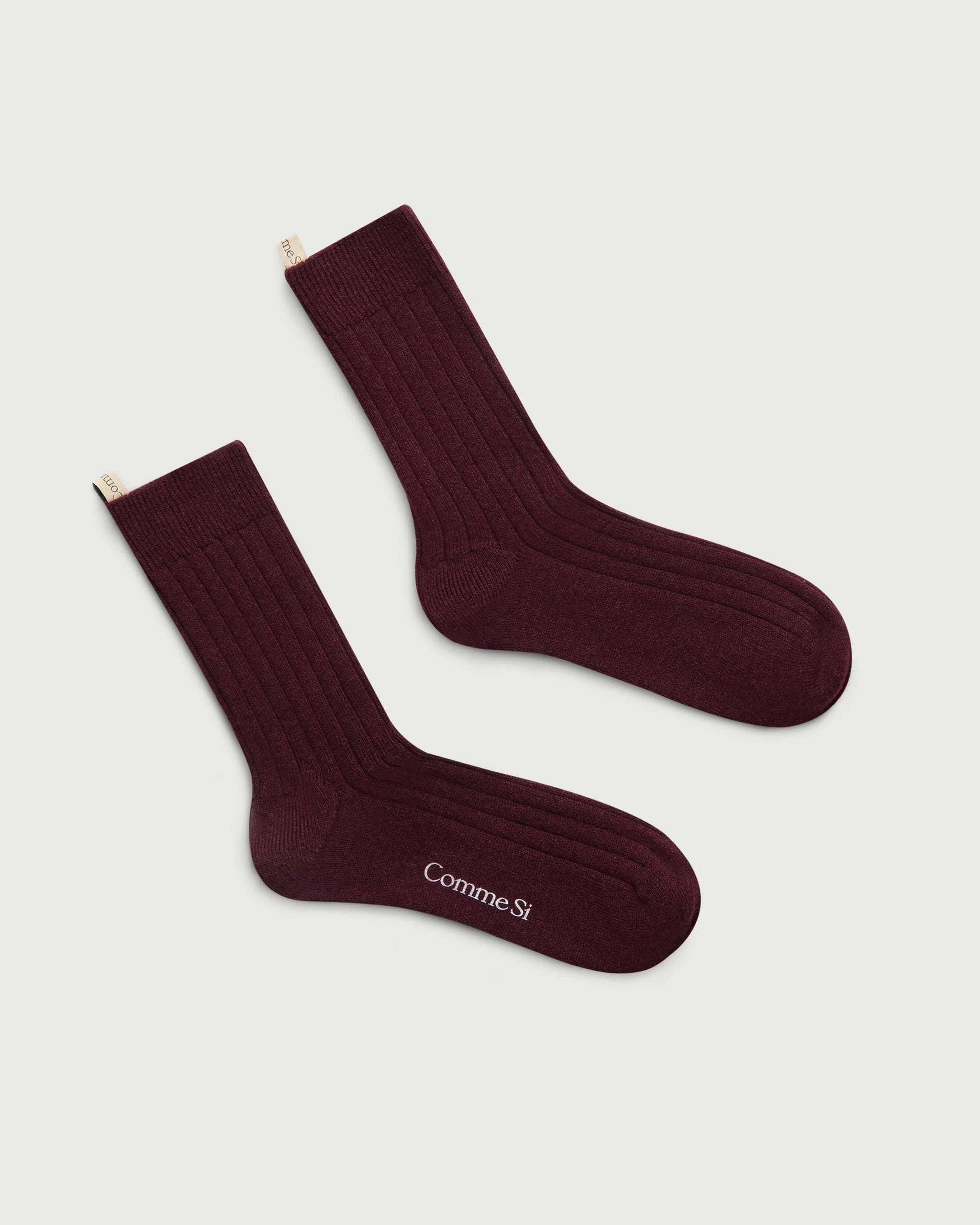 The Cashmere Sock, Maroon