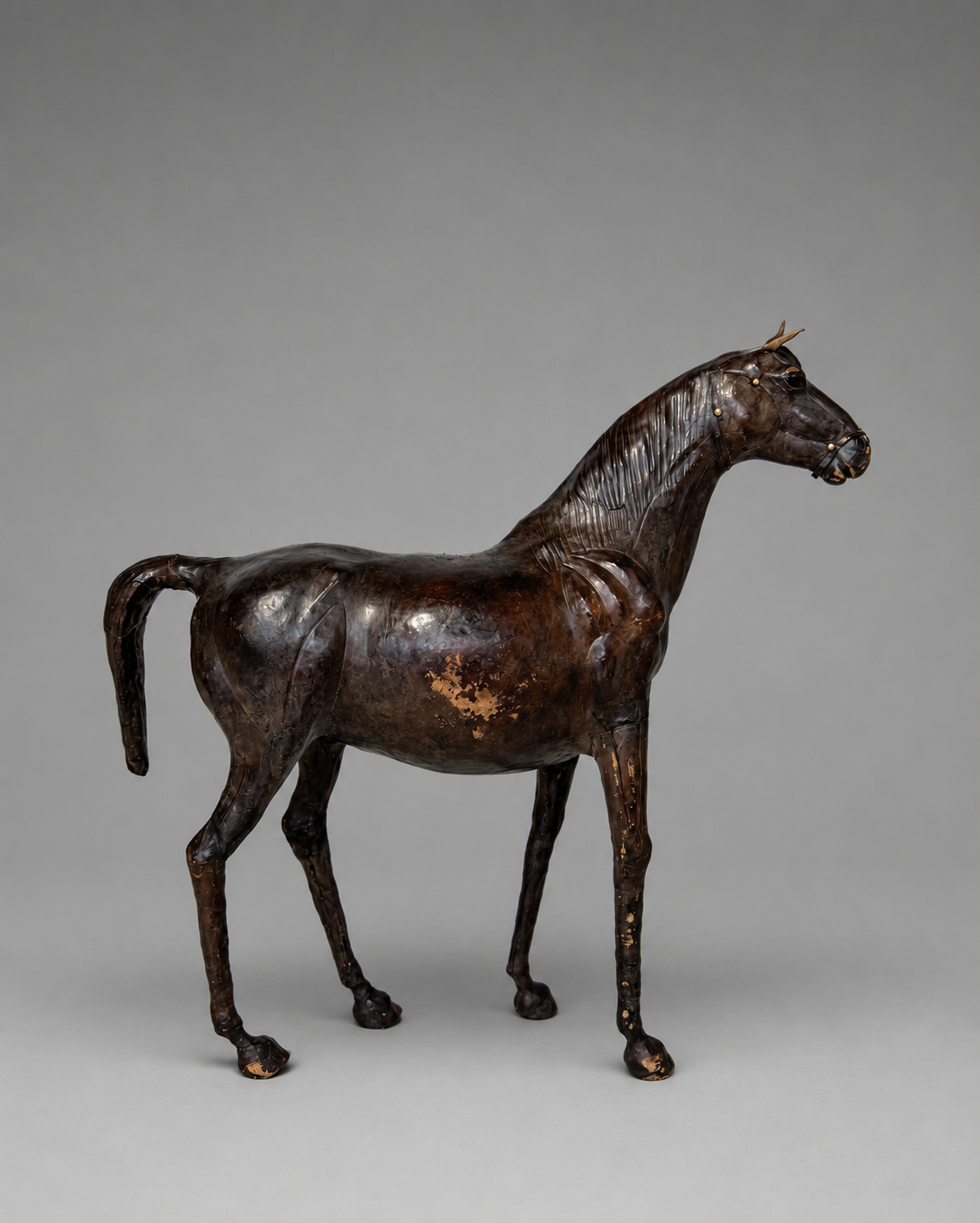 Antique Leather Horse