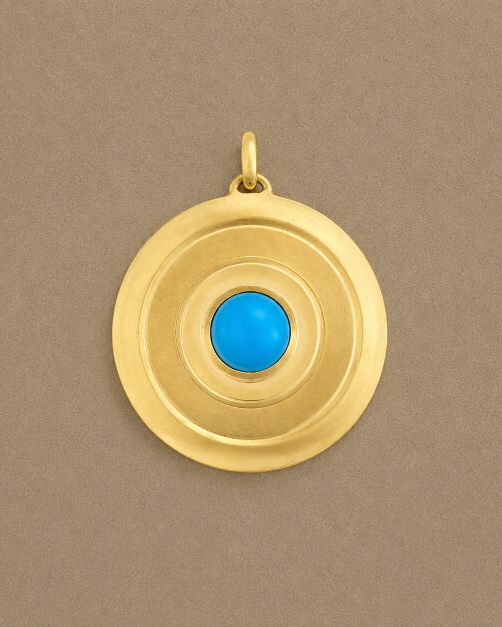 The Bullseye Pendant, Turquoise
