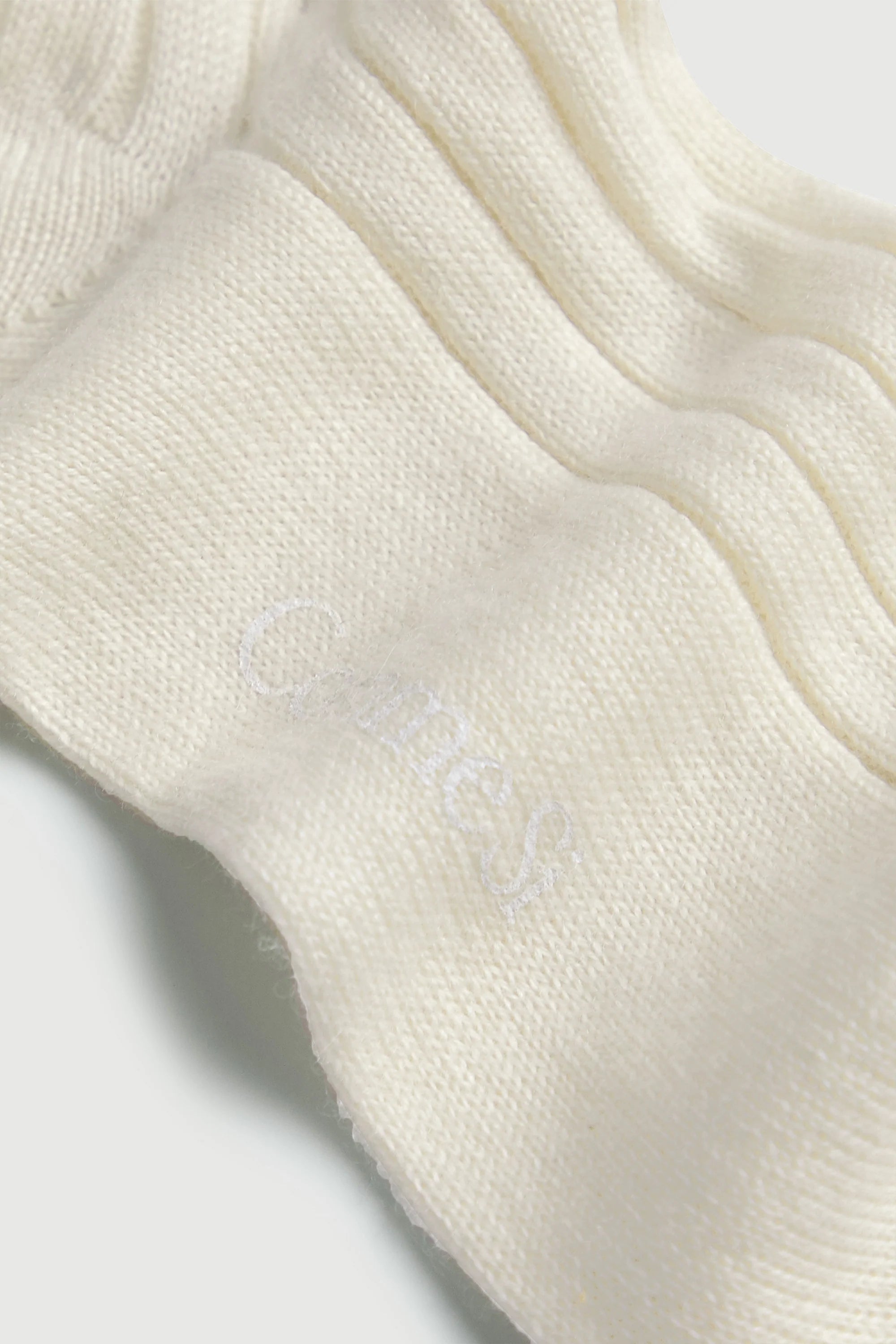The Cashmere Sock, Cream