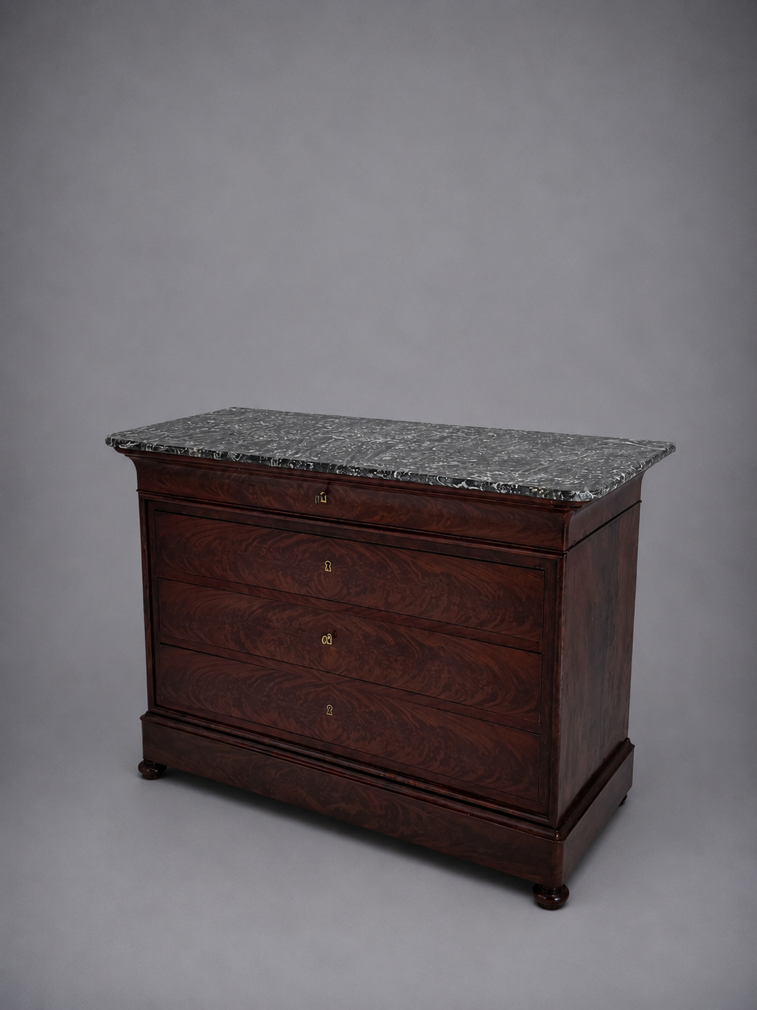 c. 1850 French Mahogany Louis Philippe Commode