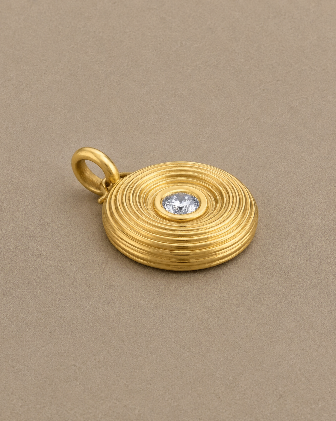 Endless Circle Diamond Pendant