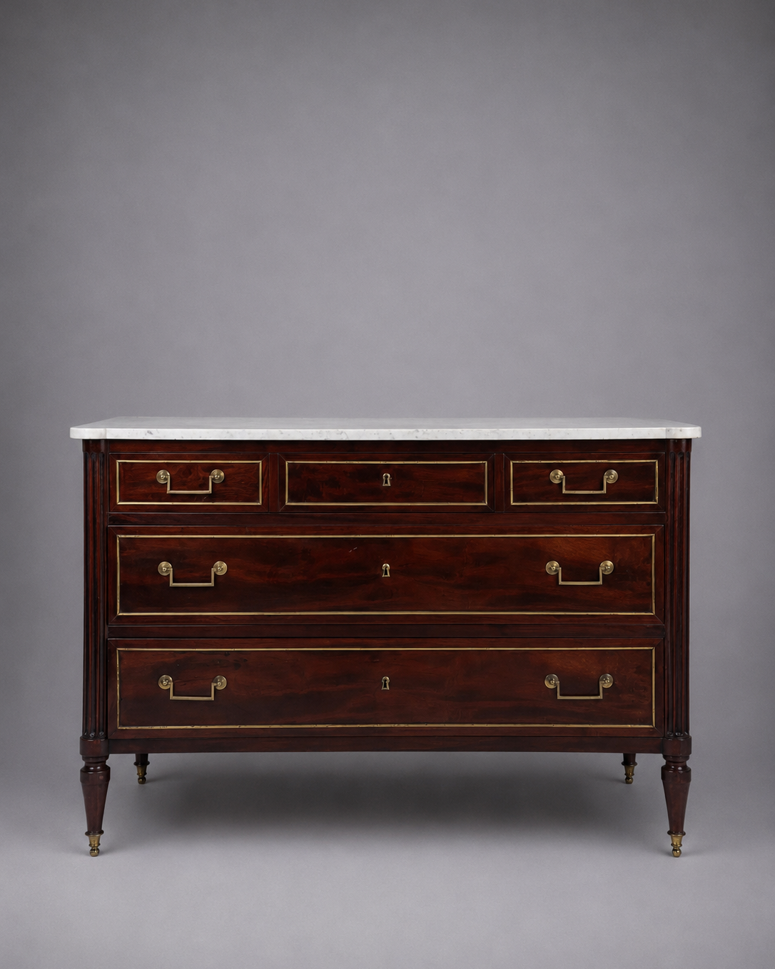 c. 1800 Louis XVI Mahogany Commode
