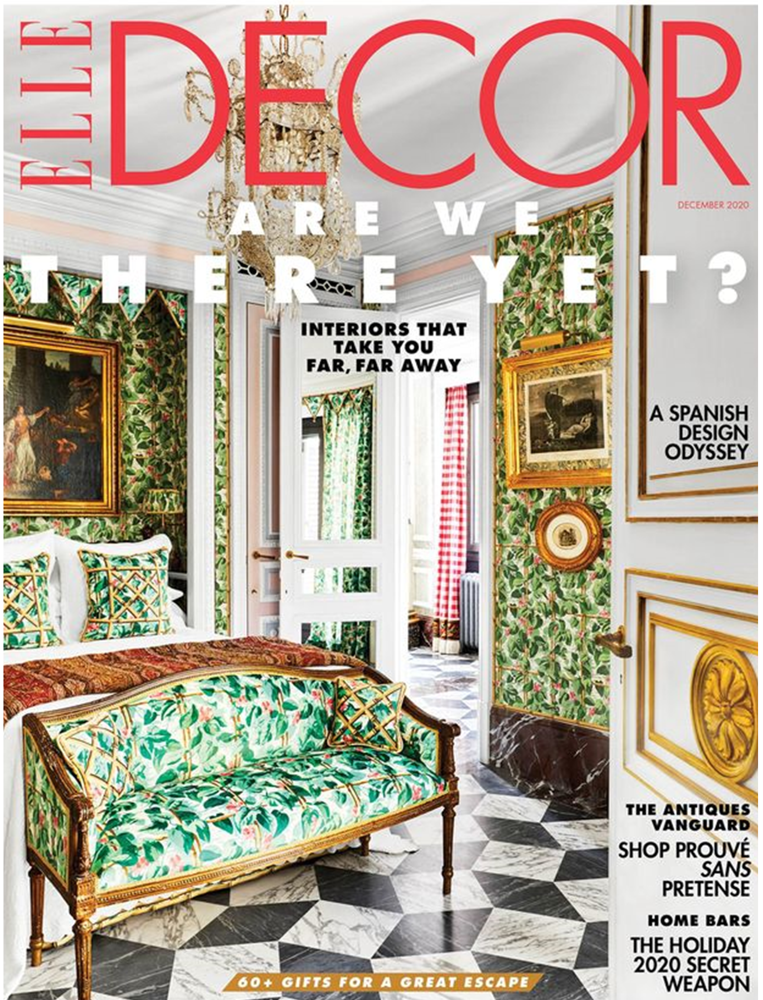 <p>Forsyth Cowhide Pillow in the <em>Elle Decor</em> December 2020 Gift Guide.</p>
