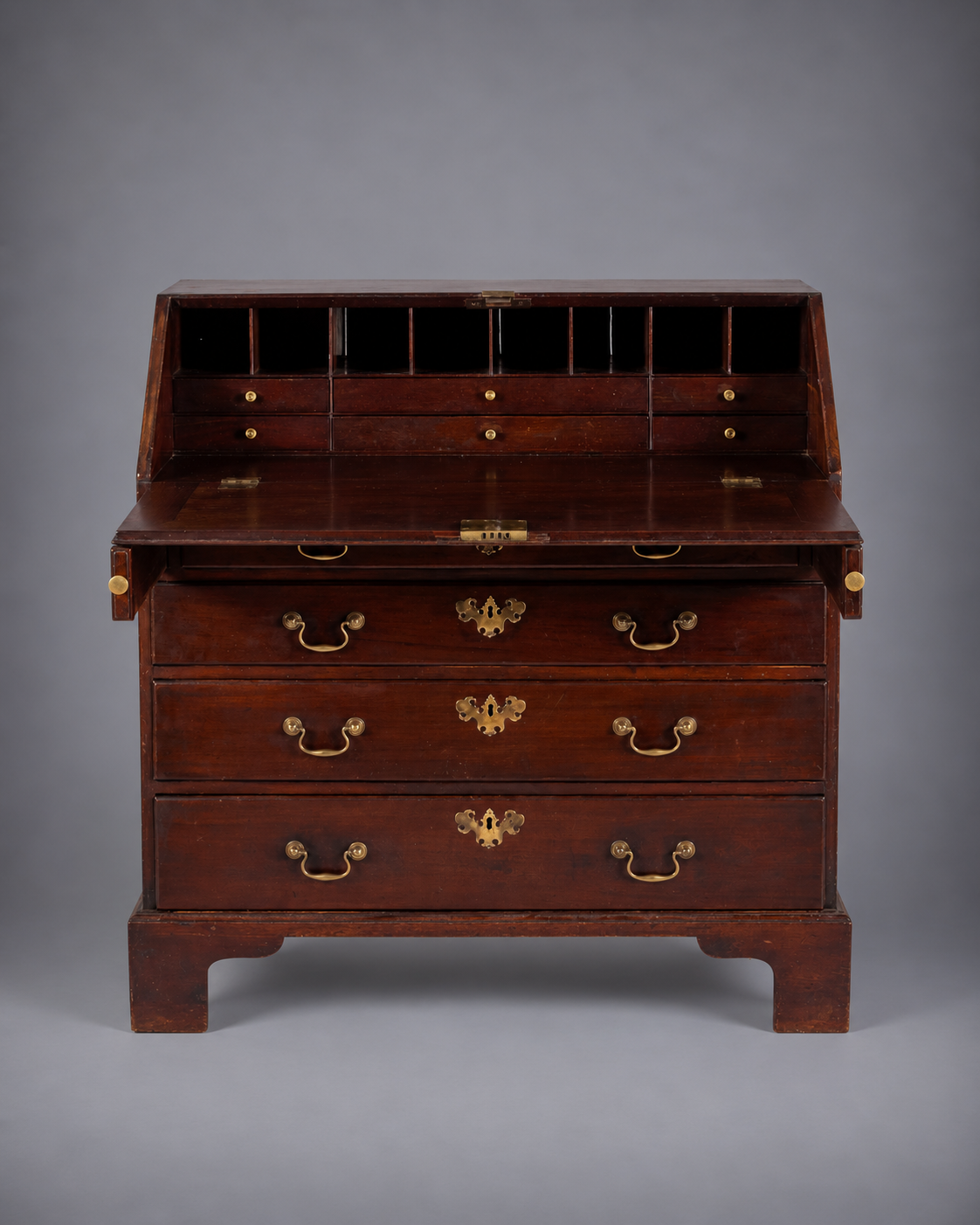 c. 1770s English Chippendale Slant Front Desk