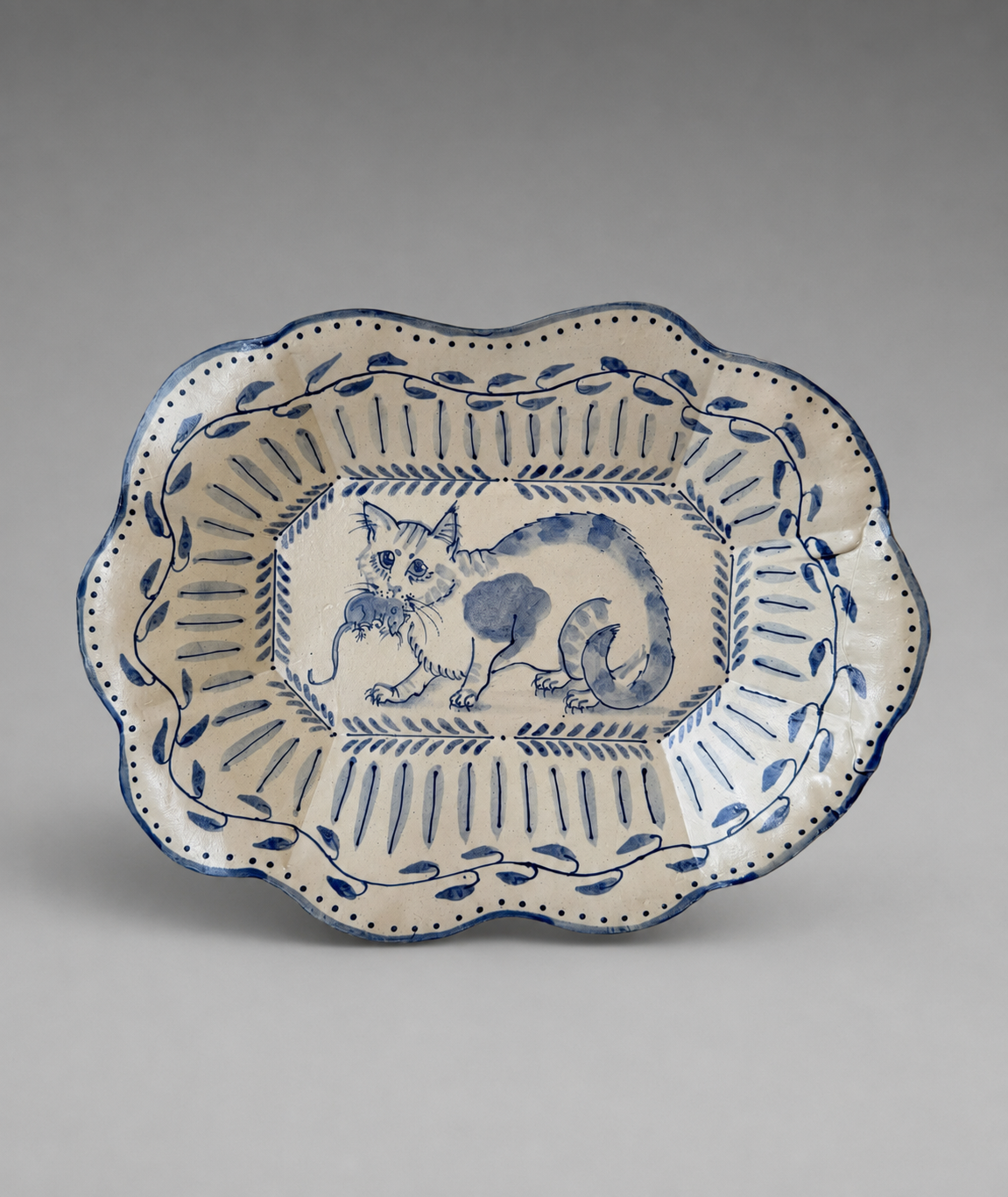 Cat and Mouse Platter