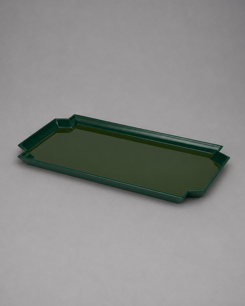 Large Jean Tray | Bottle Green/Loden Green