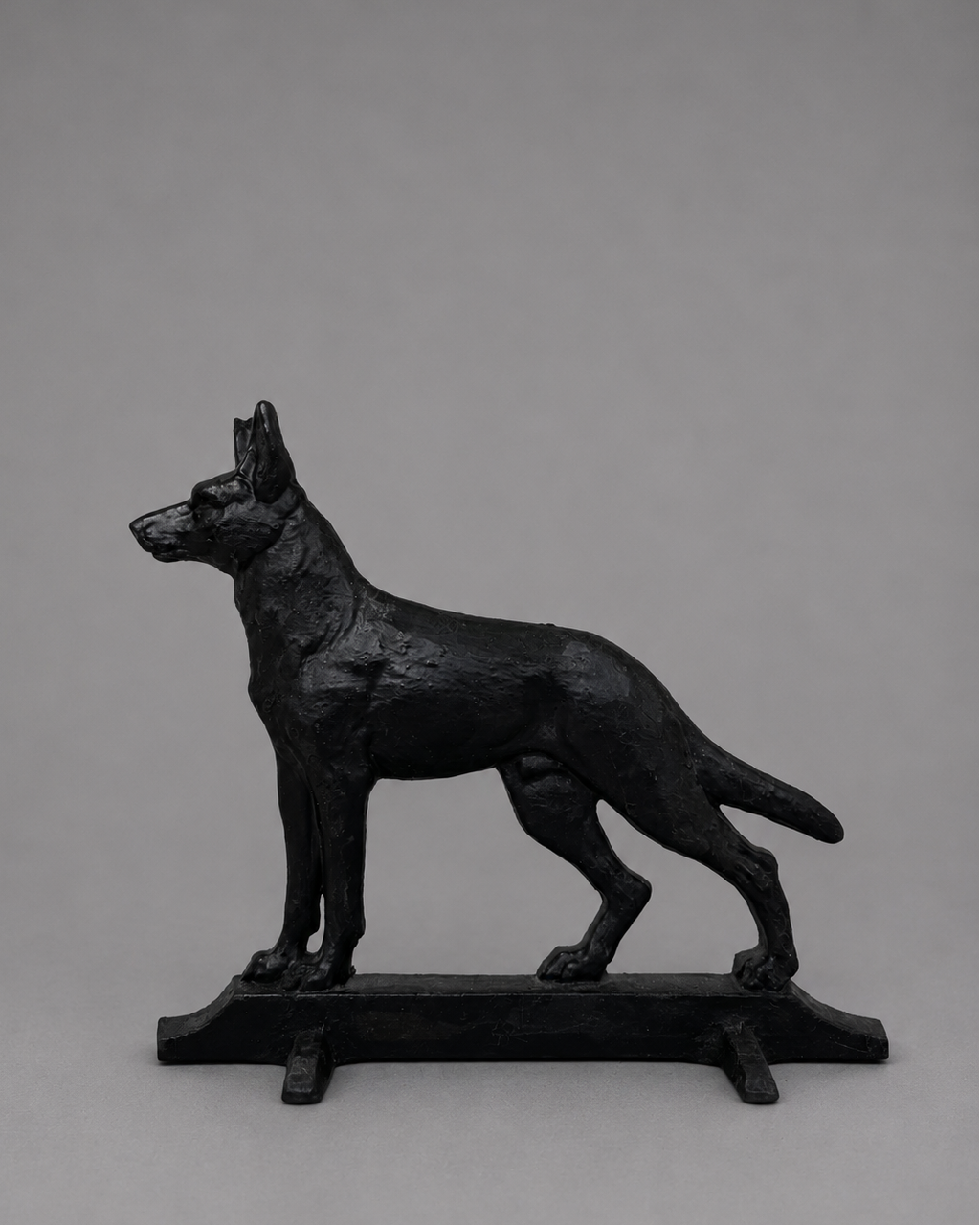 Vintage Cast Iron Shepherd Door Stopper