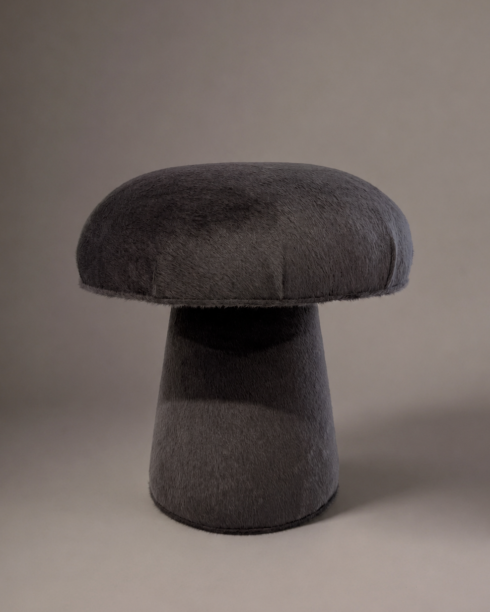 The Forsyth Mushroom Pouf in Loro Piana 'Incas' Alpaca Wool