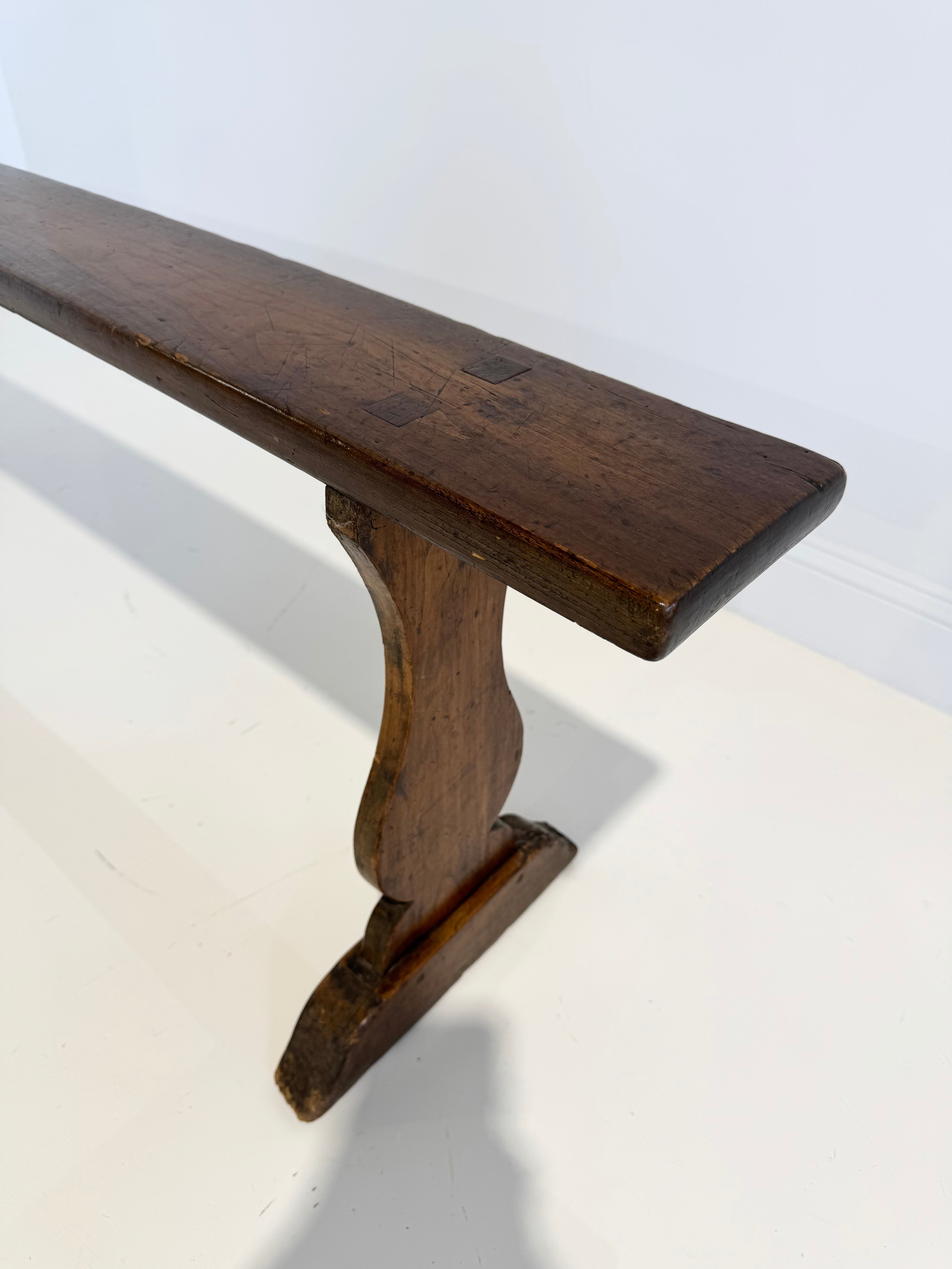 Antique Fireplace Bench