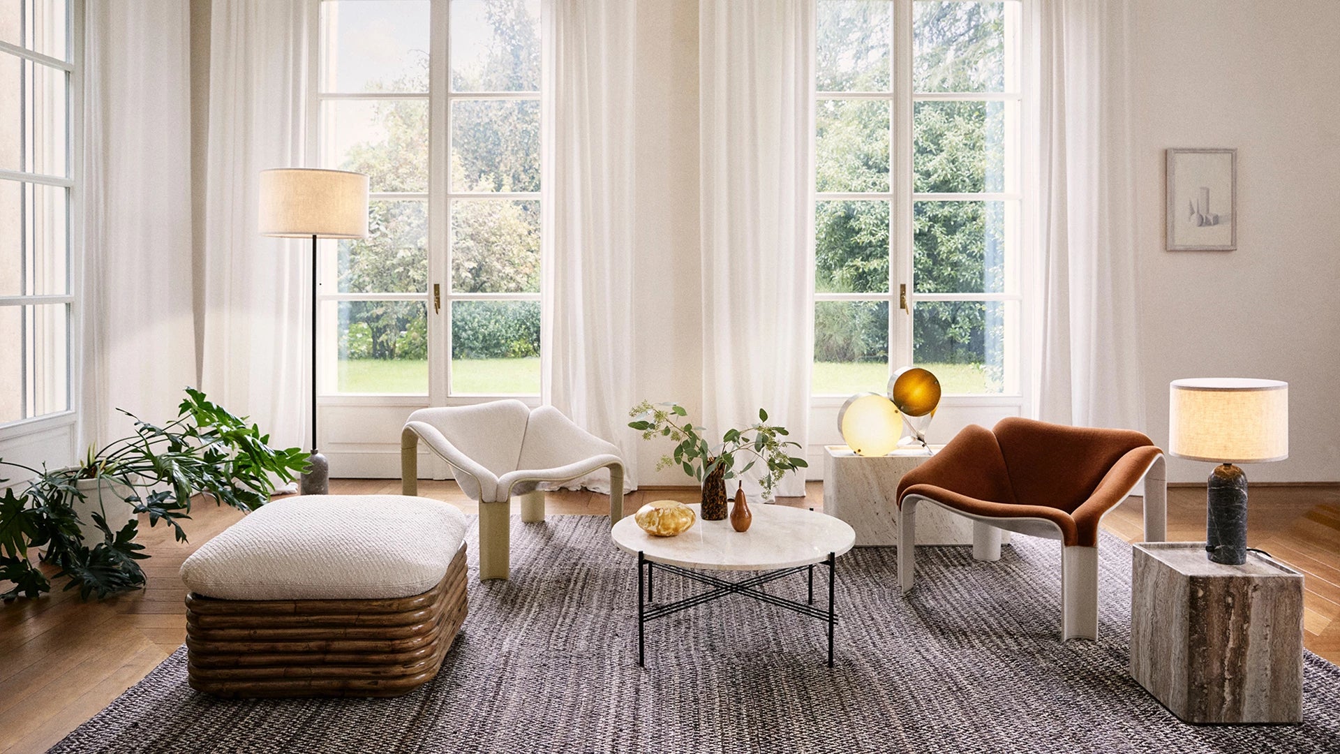 Gravity Floor Lamp - Canvas