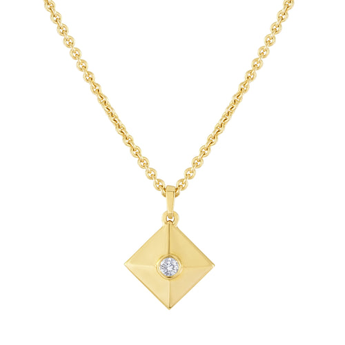 The Petite Diamond Pyramid Pendant